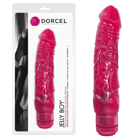 wibrator żelowy na baterię, JELLY BOY firmy DORCEL, 